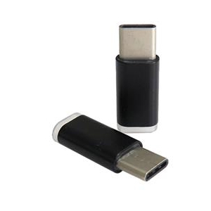 タイムリー TypeC変換アダプタ 2個セット ブラック TM-TPCADX2-イメージ2