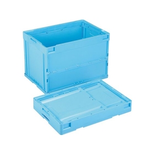 岐阜プラスチック工業 折りたたみコンテナーCB-S61NR 青 FC091HJ-8362400-イメージ1