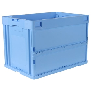 岐阜プラスチック工業 折りたたみコンテナーCB-S61NR 青 FC091HJ-8362400-イメージ2