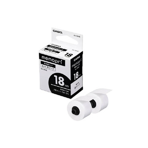 カシオ メモプリ用テープ memopri XA-18WE カシオ メモプリ用テープ memopri XA-18WE