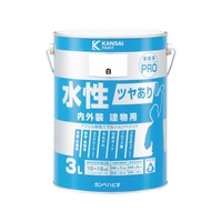 カンペハピオ 水性ツヤあり建物用PRO 白 3L FCB965M