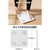 エレコム Bluetooth(R)+Wi-Fi通信機能搭載 体組成計 ホワイト HCS-BTWFS01WH-イメージ8