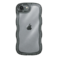 ＣＯＣＯ ＣＡＳＥ iPhone１７Ｅ／１６Ｅ用クリアなくねくねケース ＣＯＣＯ ＣＡＳＥ ブラック 1818-17E16E-BLACK