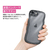 ＣＯＣＯ ＣＡＳＥ iPhone１７Ｅ／１６Ｅ用クリアなくねくねケース ＣＯＣＯ ＣＡＳＥ ブラック 1818-17E16E-BLACK-イメージ2