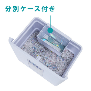 ナカバヤシ パーソナルシュレッダ ホワイト NSE-405W-イメージ6