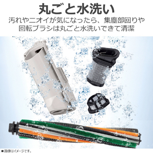 東芝 コードレスクリーナー TORNEO cordless トルネオ コードレス シフォンベージュ VC-SL140DS(C)-イメージ13