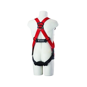 サンコー タイタン/EASY Harness NEO フロントD環付 S (墜落制止用器具) Sブラック／レッドプレート45130 FC054EZ-1952015-イメージ2