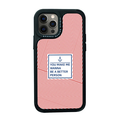 Dparks iPhone 12/12 Pro用BLACK COVER STRIPE レッド DS19819I12P
