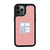Dparks iPhone 12/12 Pro用BLACK COVER STRIPE レッド DS19819I12P-イメージ1