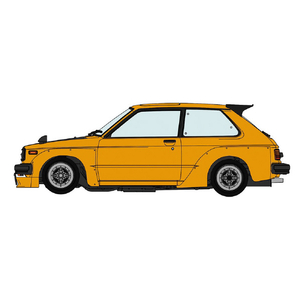 ハセガワ 1/24 トヨタ スターレット KP61 S(3ドア) 中期型 (1980) “カスタムバージョン” 20819ﾄﾖﾀｽﾀ-ﾚﾂﾄKP61SﾁﾕｳｷC-イメージ7