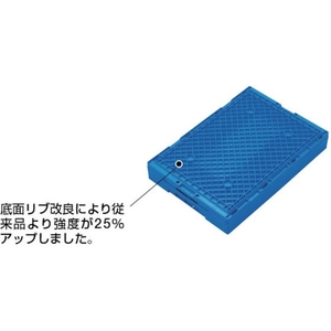 トラスコ中山 α折りたたみコンテナ 50L 透明 FC428GK-2985764-イメージ2