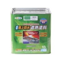 アサヒペン 水性屋上防水遮熱塗料10L ライトグリーン FC765HD-4450248