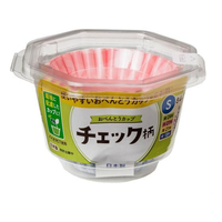 東洋アルミエコー おべんとうカップ チェック柄 S 4色 84枚入 FC423PV