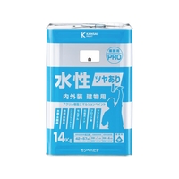 カンペハピオ 水性ツヤあり建物用PRO 白 14K FCB966M