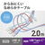 エレコム なめらかUSB Type-Cケーブル(非認証品、A-C) 2．0m パールグリーン MPA-ACSS20GN-イメージ2