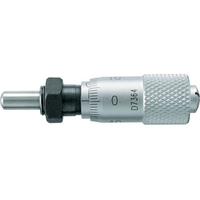 新潟精機 マイクロメータヘッド 測定範囲0~6.5mm ナット付 15115037.50～6.50.01ナット付球面(SR3) FC569JH-3774635
