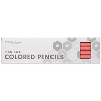 トンボ鉛筆 色鉛筆 六角軸単色 桃色 12本入 FCE471U-CY-K22