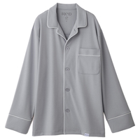 MTG ReD バイタルテック スリープ パジャマトップス長袖 M ライトグレｰ Mサイズ VW-AS-24B-M