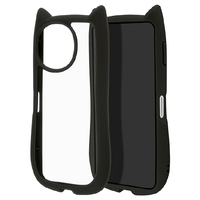 ラスタバナナ AQUOS SENSE10/9用 MIMI 猫耳ケース TPU×PC ブラック 9290AS10HPBK