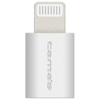 多摩電子工業 microUSB-Lightning 変換アダプタ ホワイト TH296LSW