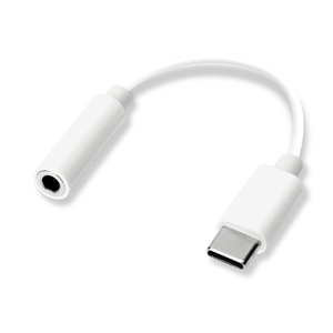 PGA 3．5mmイヤフォン変換アダプタ for USB Type-C Premium Style ホワイト PG-35CCN02WH-イメージ1