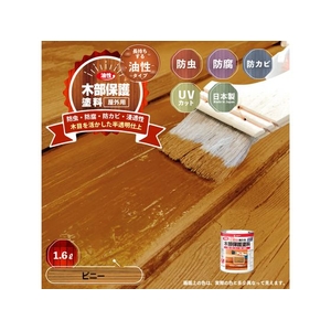 カンペハピオ 油性木部保護塗料 ピニー 1.6L FCB034N-イメージ2