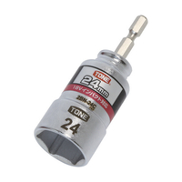 ＴＯＮＥ 電動ドリル用コンパクトソケット　対辺寸法２４ｍｍ 2BN-24C
