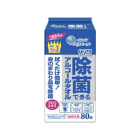 大王製紙 エリエール除菌できるアルコールタオル詰替 80枚 F847934(71303)