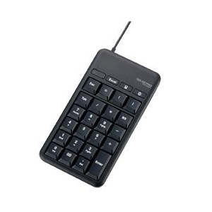 エレコム ホットキー付きUSBテンキーパッド ブラック TK-TCM015BK エレコム ホットキー付きUSBテンキーパッド ブラック TK-TCM015BK