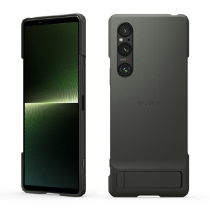 SONY Xperia 1 V(SO-51D/SOG10)用ケース Style Cover with Stand カーキグリーン XQZ-CBDQ/GJPCX-イメージ1