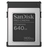 サンディスク PRO CINEMA CFexpress Type B カード 640GB SDCFEC-640G-JN4NN