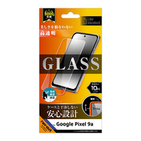 レイアウト Google Pixel 9a用Like standard ガラスフィルム 光沢 平面保護 硬度10H 指紋認証対応 RT-GP9AF/SCG