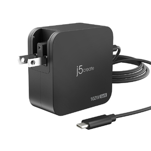 j5 create 102W GaN 2ポート USB PD急速充電器 ブラック JUP25102-イメージ2