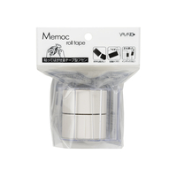 ヤマト メモックロールテープ白 25mm×10m カッター付 2巻 F850416-R-25CH-5