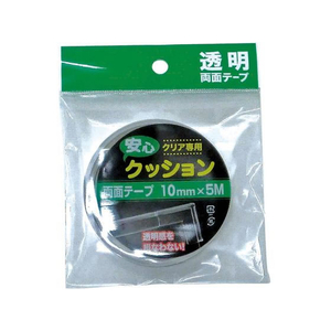 カーボーイ クッション専用テープ 10mm×5m クリア FCK0261-502-イメージ1
