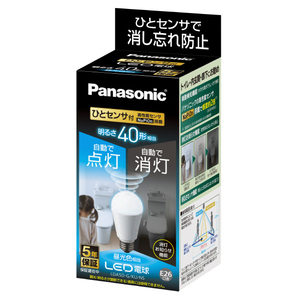 パナソニック LED電球 E26口金 全光束485lm(5.0W一般電球タイプ) 昼光色相当 LDA5DGKUNS パナソニック LED電球 E26口金 全光束485lm(5.0W一般電球タイプ) 昼光色相当 LDA5DGKUNS