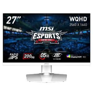 MSI MAG 274QRFW E20 白 MAG-274QRFW-E20-イメージ1