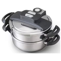 アイリスオーヤマ 両手圧力鍋 3L+5L 5点セット FCJ554V-RAN-SE5
