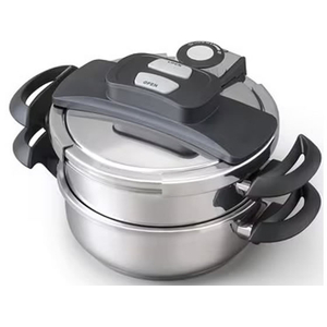 アイリスオーヤマ 両手圧力鍋 3L+5L 5点セット FCJ554V-RAN-SE5-イメージ1