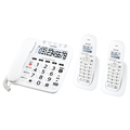 シャープ デジタルコードレス電話機(受話子機+子機2台タイプ) ホワイト JD-V39CW