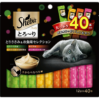 マースジャパンリミテッド シーバ とろーり メルティ とりささみ&お魚味セレクション(12g×40本) ﾄﾛ-ﾘﾒﾙﾃｲｻｻﾐｵｻｶﾅｾﾚｸｼﾖﾝ40ﾎﾝ