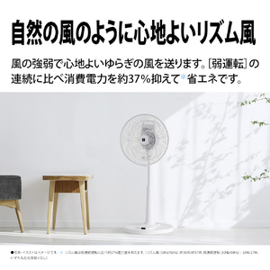 シャープ リビングファン ホワイト PJ-U3AS-W-イメージ5
