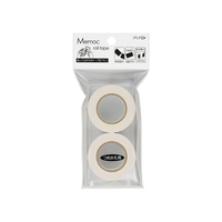 ヤマト メモックロールテープ白 25mm×10m 詰替用 2巻 F850417-R-25H-5