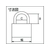 ＡＢＵＳ 軽量シリンダー南京錠 TITALIUM 96TI／60 FC184EZ-2013515-イメージ3