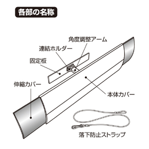 伊勢藤 エアコン風よけカバー アイボリー I4784ｴｱｺﾝｶｾﾞﾖｹｶﾊﾞ-IV-イメージ8