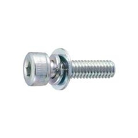 トラスコ中山 TRUSCO　六角穴付組込ボルトI－3　三価白サイズM6X15　8本入 B777-0615