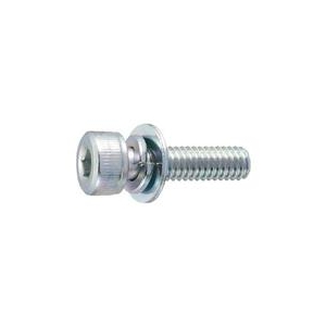 トラスコ中山 TRUSCO　六角穴付組込ボルトI－3　三価白サイズM6X15　8本入 B777-0615-イメージ1