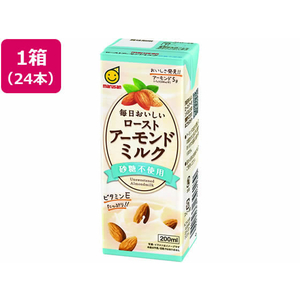 マルサンアイ 毎日おいしいローストアーモンドミルク砂糖不使用200mL*24 FCS8393-イメージ1