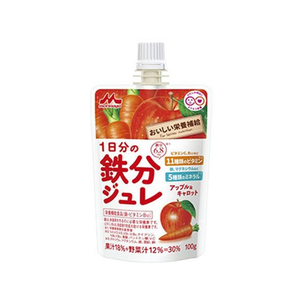 森永乳業 1日分の鉄分ジュレ アップル&キャロット FCT7324-イメージ1