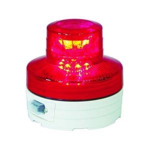 日動工業 電池式LED回転灯ニコUFO 常時点灯タイプ 赤 赤7675単3乾電池×2本 FC626GZ-3561313-イメージ1